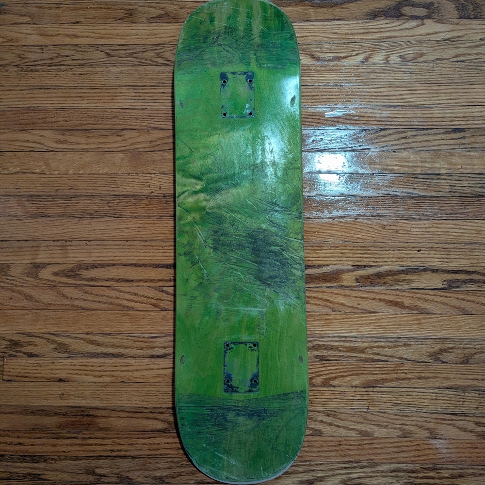 Green Skateboard Deck
